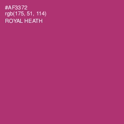 #AF3372 - Royal Heath Color Image